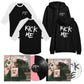 Starcrawler merchandise including baseball shirts, zip-up hoodies, a signed album, and a vinyl record, all featuring the band name and Kick Me branding.